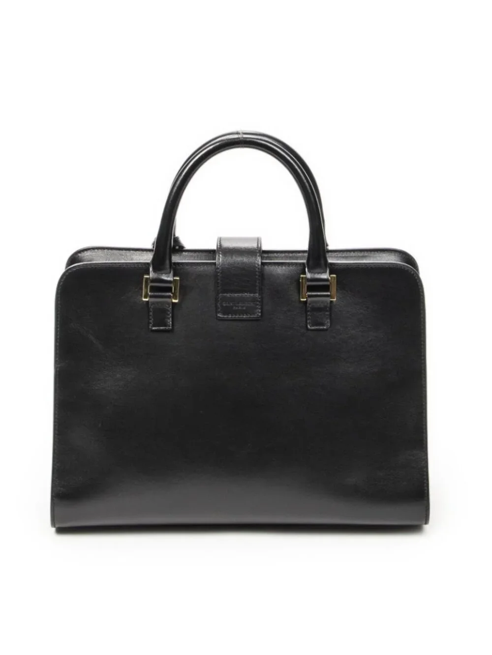 ★SOLD★ Saint Laurent Yves Small Monogram Cabas Black Small Scarf Skin Leather - Picture 5 of 10